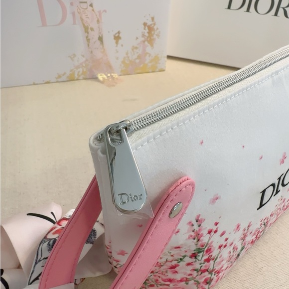 Miss Dior🌸Floral Cosmetic Makeup Clutch Bag - Picture 9 of 15